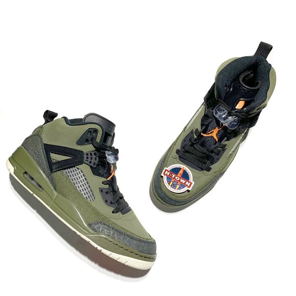 jordan spizike olive canvas